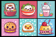 Kawaii Food Coloring Pages, a Food Illustration by protabsorkar11 (Thumbnail 7 of 7)