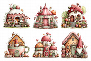 Easter Gnome Gingerbread House Clipa, an Illustration by Daily.Designs (Thumbnail 5 of 8)