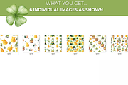 St. Patrick’s Day Gold Patterns, a Pattern Graphic by InkyQueenArt (Thumbnail 2 of 4)
