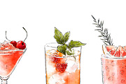 Summer cocktails collection, a Food Illustration by Schumacher Shop (Thumbnail 5 of 6)