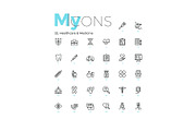 My Icons, an Outline Icon by Andrew Kras Design (Thumbnail 29 of 38)