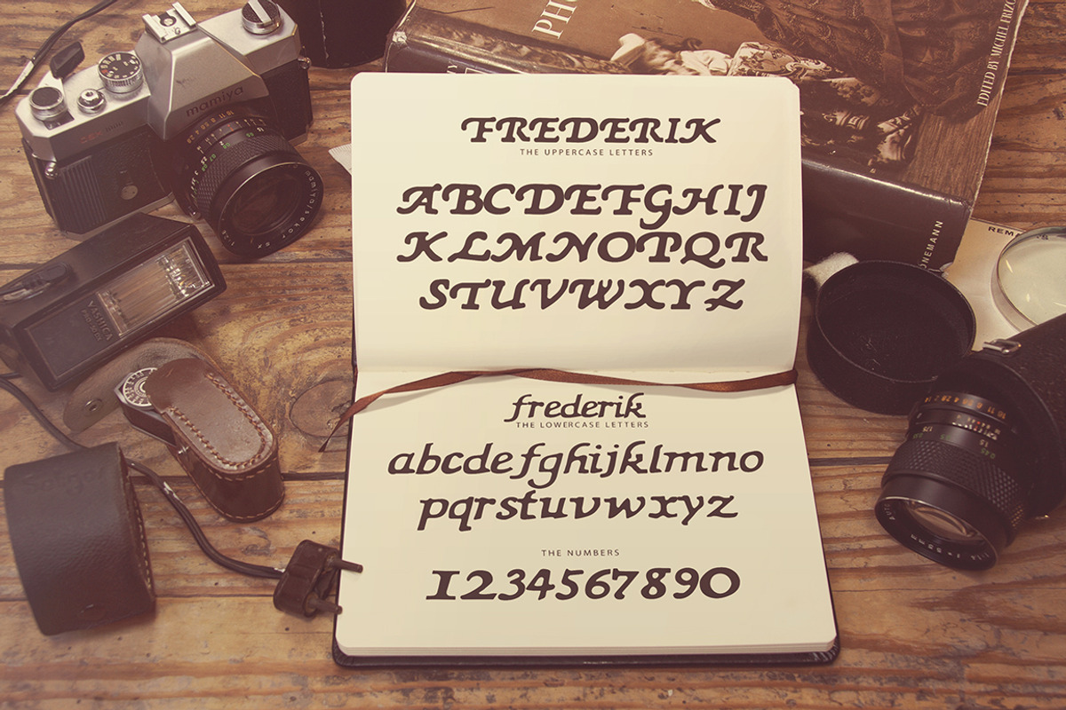 Frederik Display Font preview 2