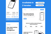 CashFlow - Banking Landing Page V1, a Landing Page Template by twinstd (Thumbnail 2 of 5)