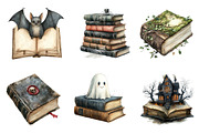 Books & Halloween Clipart, an Illustration by Dream Creation (Thumbnail 4 of 6)