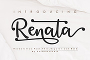 Renata, a Script Font by Sulthan Studio (Thumbnail 1 of 9)