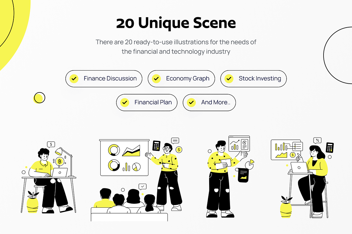 Fintechy - Fintech Illustrations Set, a Finance Illustration by Illustraly Design (Photo 4 of 8)