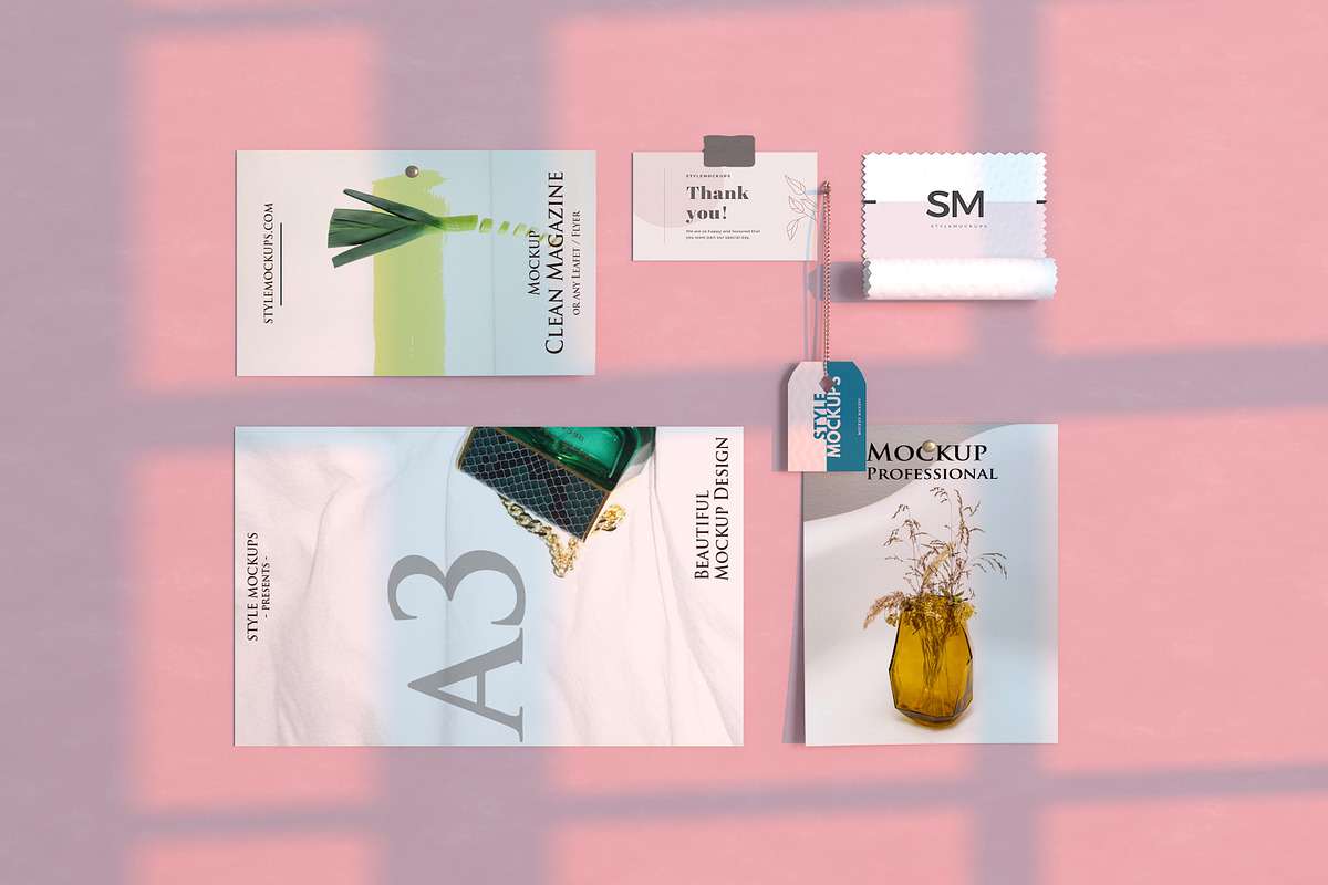 Minimal Moodboard Scene Creator, a Product Mockup by StyleMockups (Photo 4 of 8)