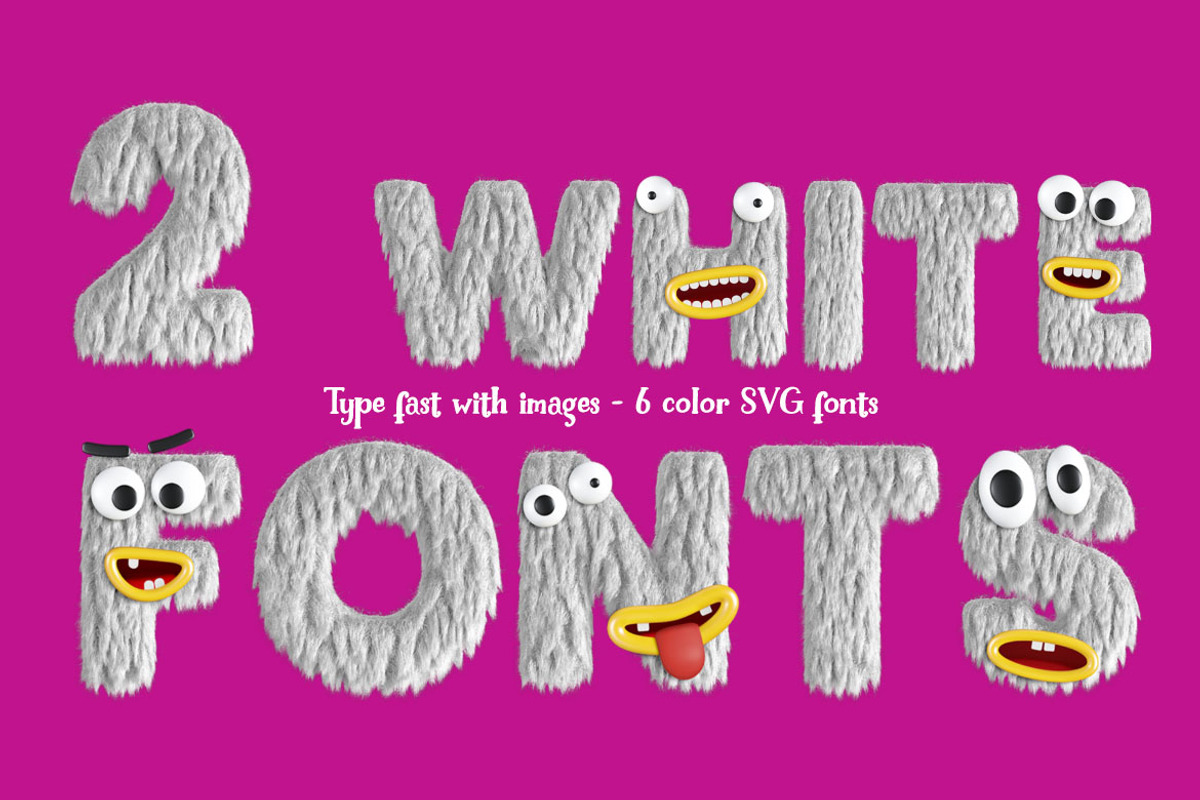 Friendly Monster SVG & PNG Fonts, a Sans Serif Font by TVartworks (Photo 17 of 18)