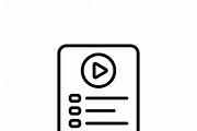 Vector Digital Learning Skills Icons, an Outline Icon by adenpinkstore (Thumbnail 10 of 11)