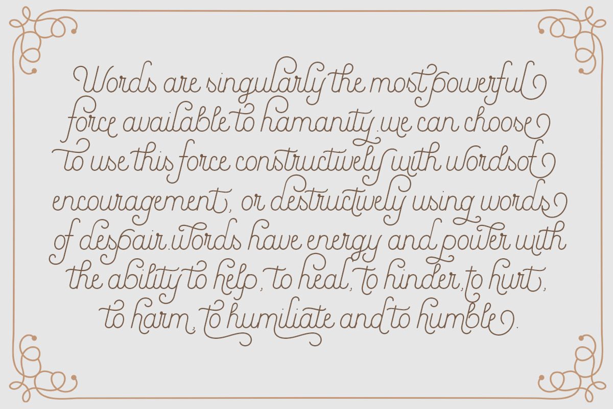 Ariana Script, a Script Font by Zane Studio (Photo 6 of 7)