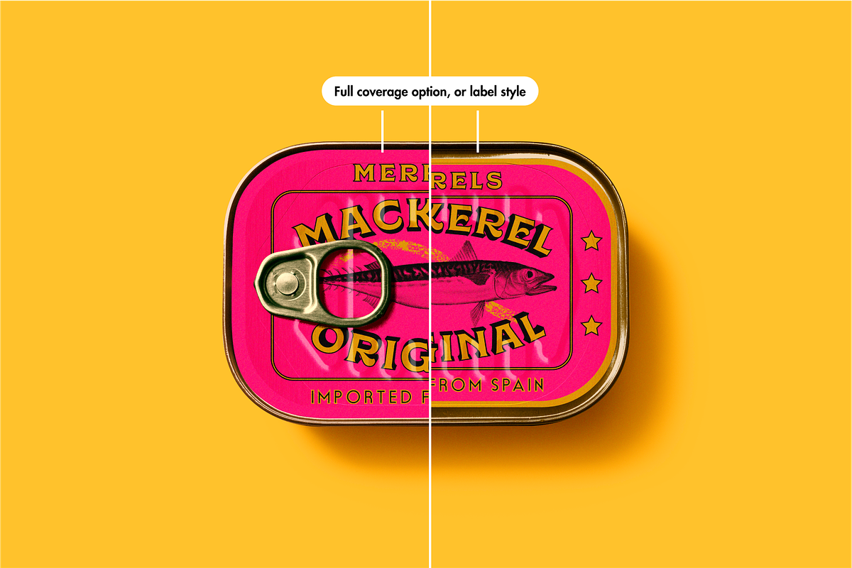 Single Can Tinned Fish Mockup, a Packaging Mockup by Jacob Waites (Photo 4 of 6)