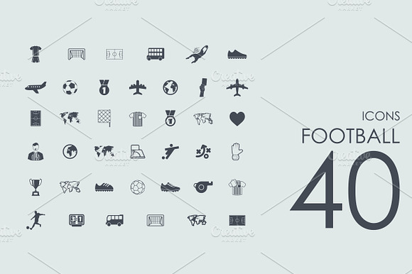 40 Football Icons