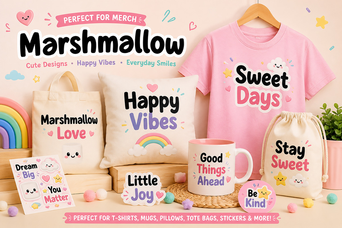 Marshmallow, a Script Font by Wow Magic (Photo 2 of 5)