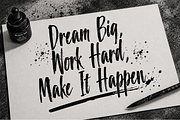 Black Stroke – Brush Script Font, a Handwritten Font by cocodesign (Thumbnail 8 of 9)