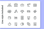 Investment and Finance Icon Set, a Graphic by Okodesign Market (Thumbnail 2 of 3)