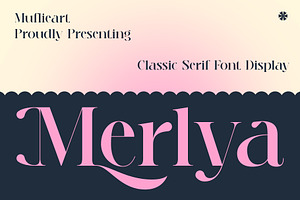 Merlya - Classic Serif Font
