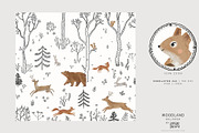 WOODLAND. Wall mural & Patterns, a Wallpaper Graphic by annartdreams (Thumbnail 3 of 11)