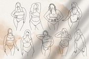 Curvy Bodies Clipart, a Person Illustration by Teresa Art Store (Thumbnail 5 of 11)