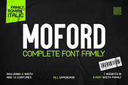 MOFORD - Sans serif font family, a Sans Serif Font by Brand Mágus (Thumbnail 1 of 10)
