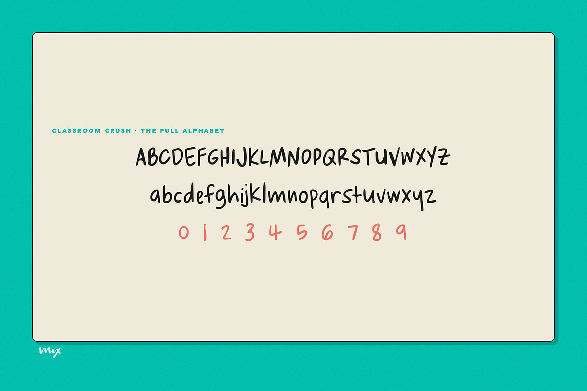 Classroom Crush — Handwritten Duo, a Handwritten Font by Mix Fonts (Photo 7 of 11)