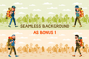 Hiker Generator, a Person Illustration by Agor2012 shop (Thumbnail 5 of 6)