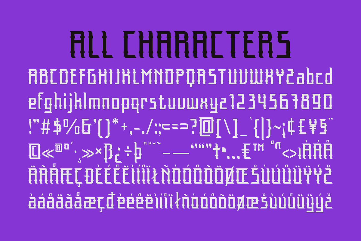 CS Thimble – Gothic Font, a Sans Serif Font by Craft Supply Co. (Photo 8 of 8)