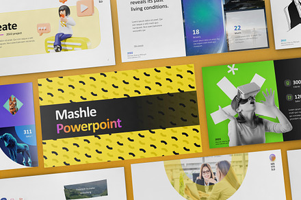 Mashle Creative powerpoint Template, a Presentation Template by PaperMoon