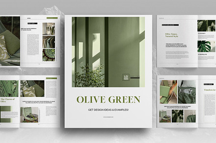 Olive Green Studio Brochure Template