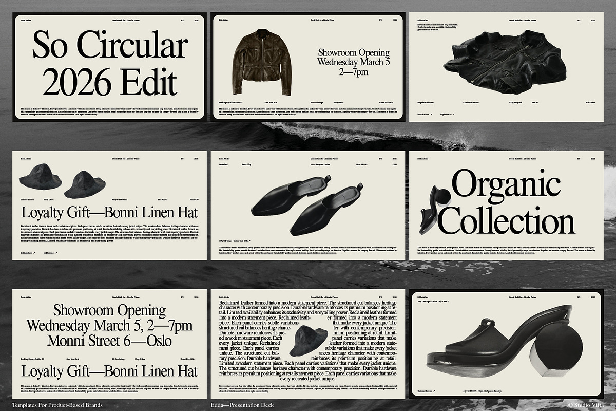 Brand Presentation Deck Template, a Presentation Template by Studio Viita (Photo 1 of 10)