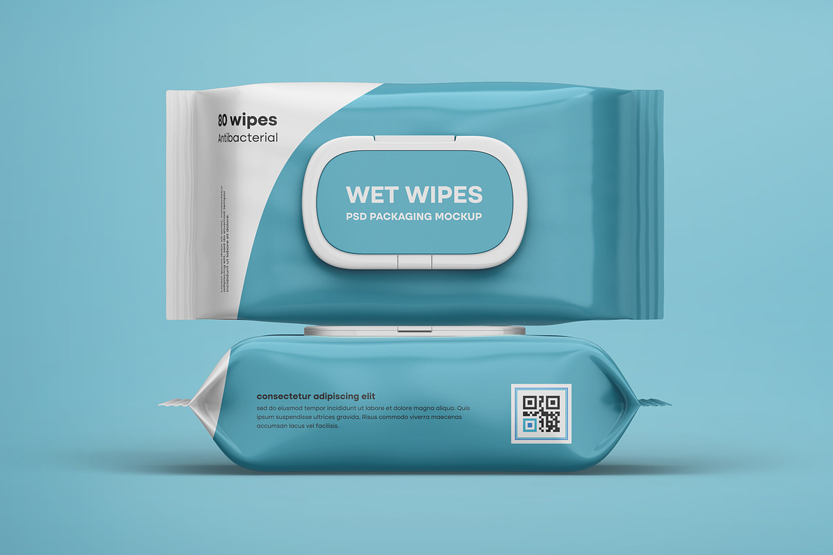 Wet Wipes Packaging Box Mockup, a Packaging Mockup by Ram Studio LLC (Photo 7 of 13)