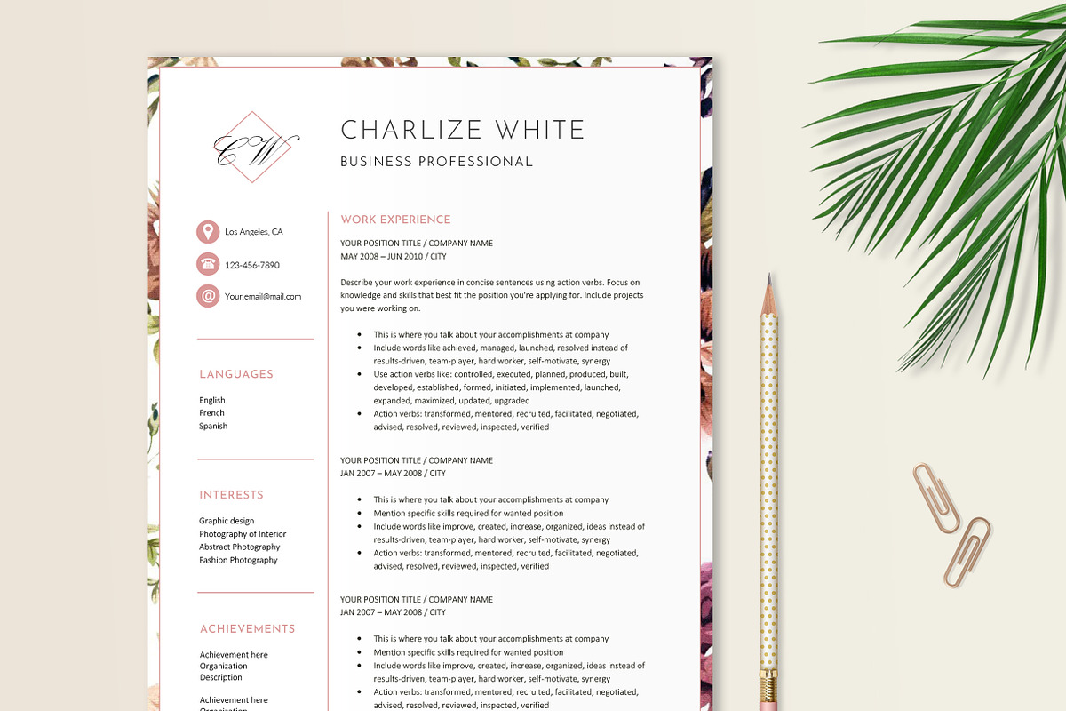 CV Template | Resume, a Resume Template by Stanin Studio (Photo 3 of 10)