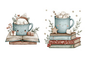 cute winter mug clipart, an Illustration by Designworld (Thumbnail 2 of 4)