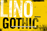 Display Font Lino Gothic, a Sans Serif Font by Itsmesimon (Thumbnail 23 of 23)
