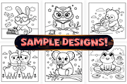 Cute Easy Hello Cupid Coloring Pages, a Seasonal Illustration by Craftsbeefy (Thumbnail 2 of 4)