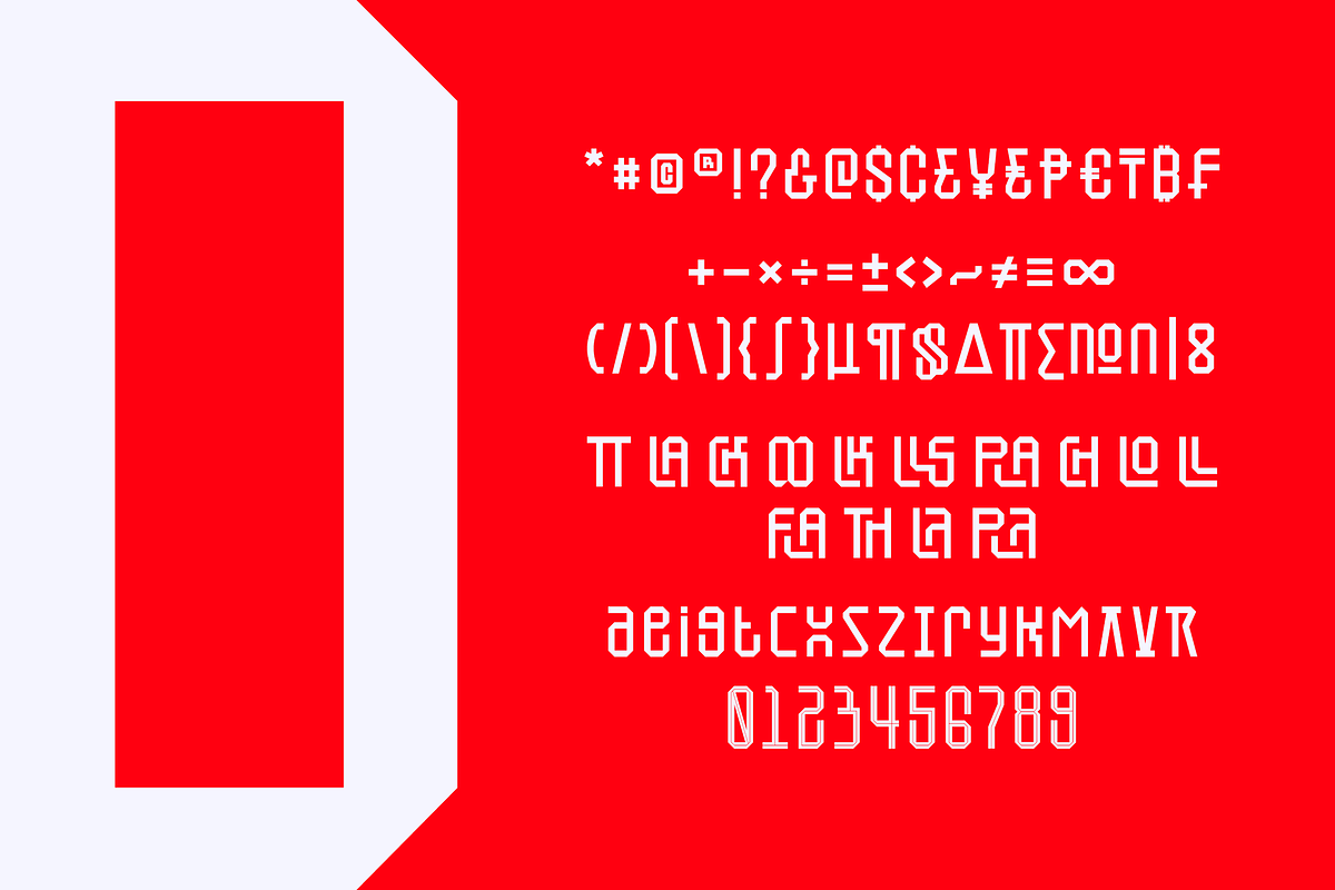 SkyBoxed - Futuristic Display Fonts, a Font by Namara Creative Studio (Photo 7 of 9)