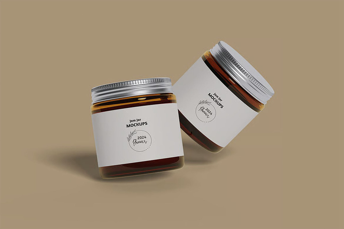 Jam Jar Mockup, a Packaging Mockup by zpackcreative (Photo 3 of 5)