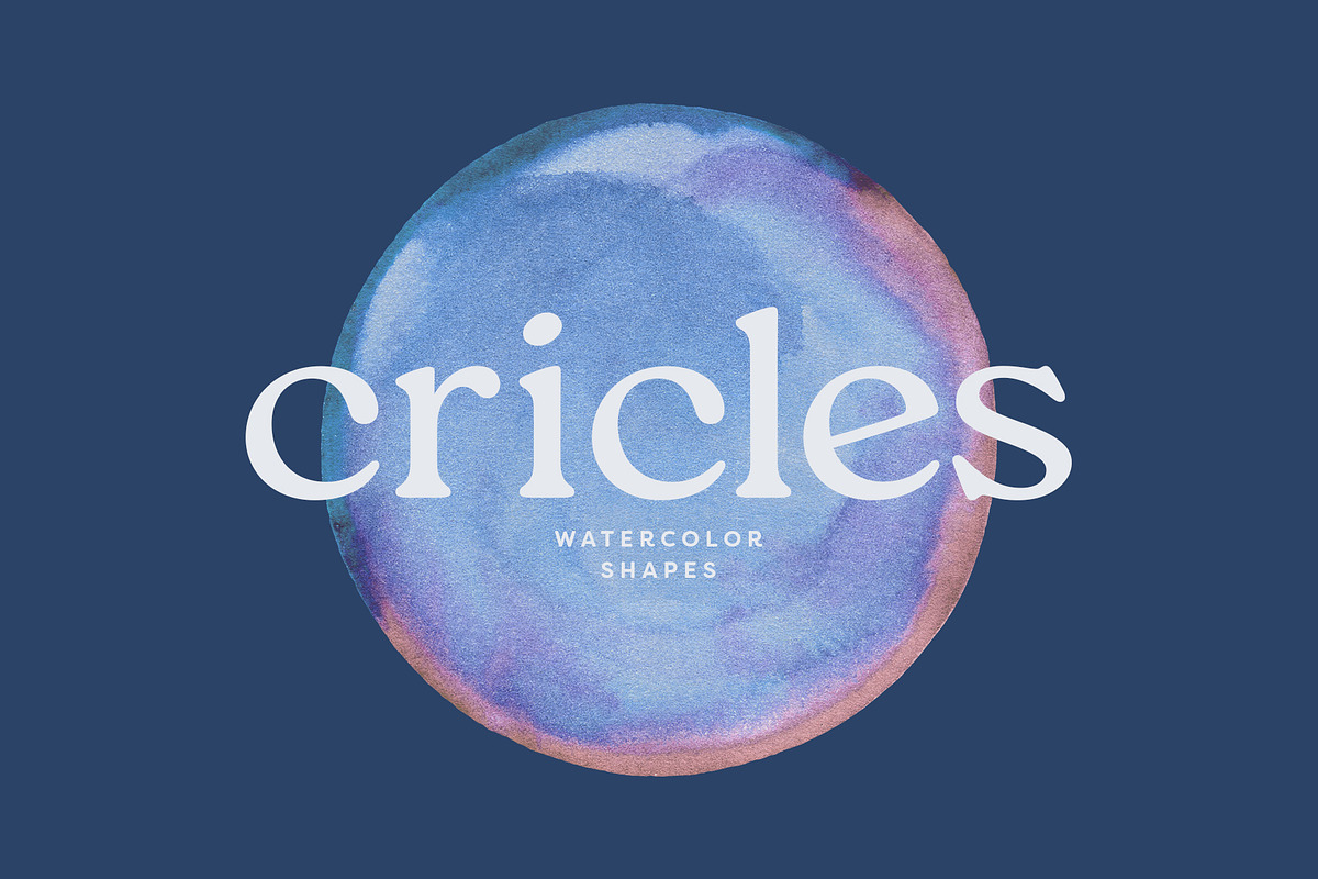 Watercolor Circles, an Object Graphic by Basia Stryjecka (Photo 9 of 16)