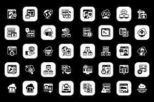 Web Hosting Icon In Modern Icons