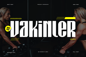 Vakinler - Sport Condensed Font