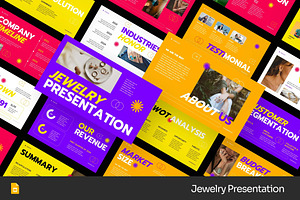 Jewelry Luxury Google Slides, PPoint, a Presentation Template by Fit-tee