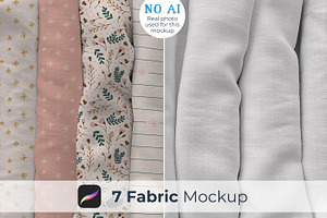 Fabric Rolls Procreate Mockup
