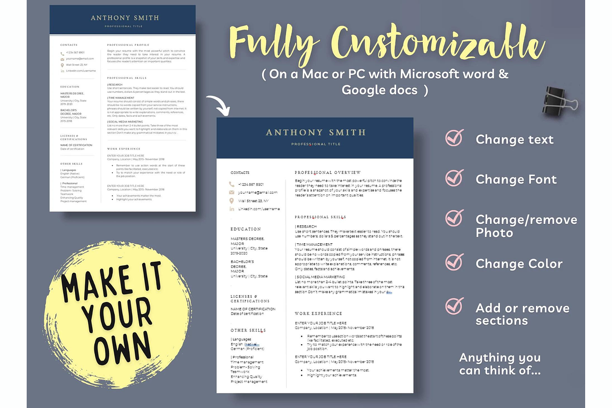 Combination Resume template format, a Resume Template by Climbwithelevator (Photo 4 of 6)