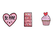 Cute Valentine Clipart, an Illustration by CreationArt (Thumbnail 4 of 7)