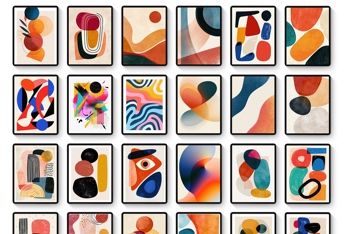 100+ Abstract Wall Art Prints, a Decorative Illustration by Selenique Studio (Photo 11 of 13)