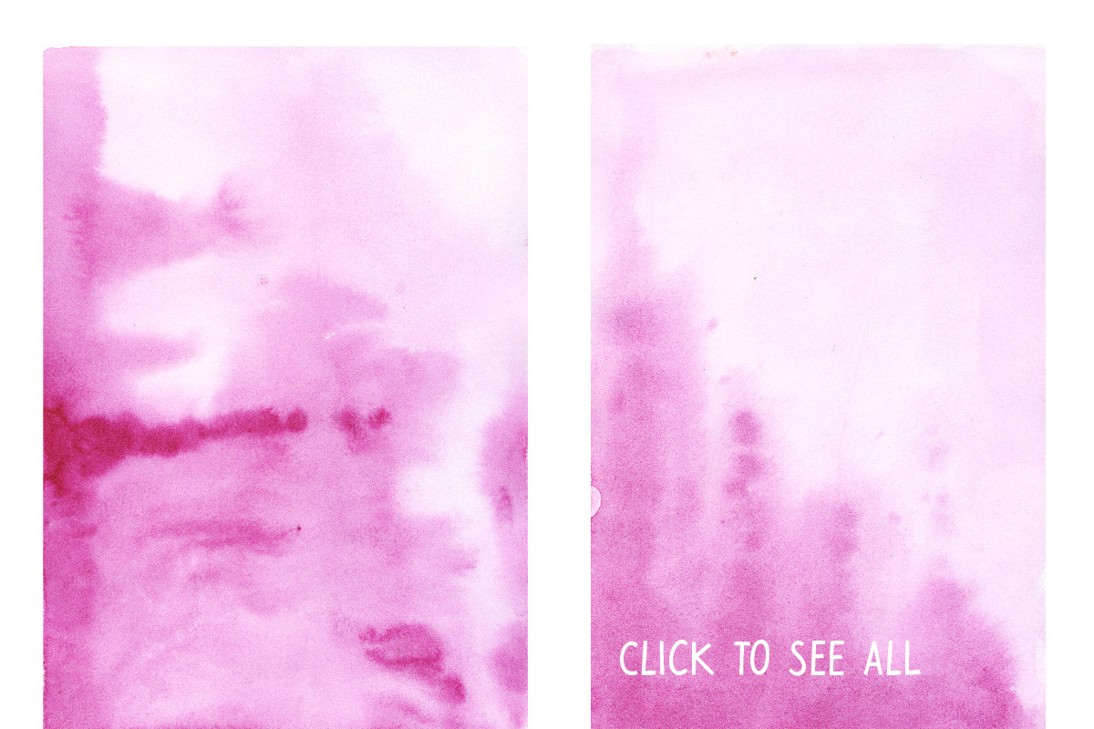 Watercolor Ombre Backgrounds (pink), a Texture Graphic by Julia Bausenhardt (Photo 2 of 2)