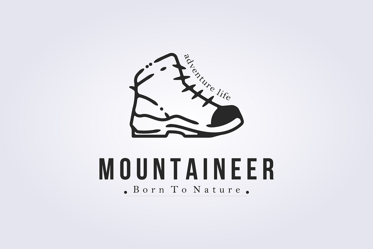 Mountaineer Adventure logo design, a Branding & Logo Template by Lodzrov