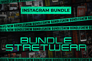 Bundle Streetwear Instagram Template, a Social Media Template by Azruca