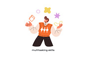 Soft skills for work, business set, a Person Illustration by PaperTrident (Thumbnail 6 of 16)
