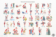Quirky Santa PNG, a Seasonal Illustration by Markicha Art (Thumbnail 4 of 5)