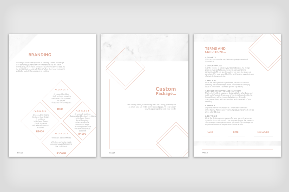 Clean & Modern Service Brochure+More, a Brochure Template by Designary